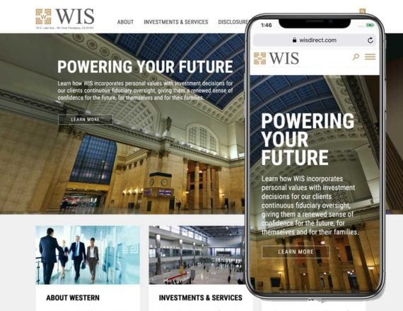 Website Design for Financial Business