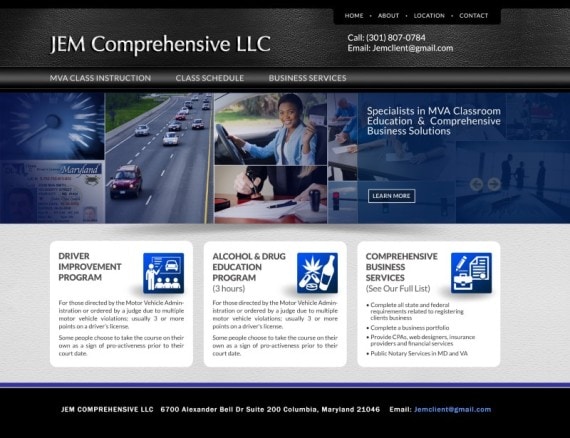 Professional web design for small business consultants
