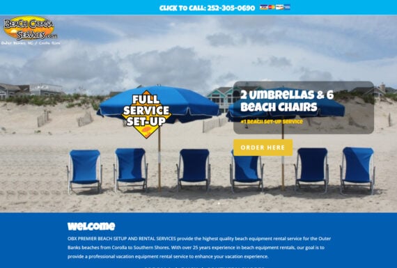 Rental Web Design Outer Banks NC