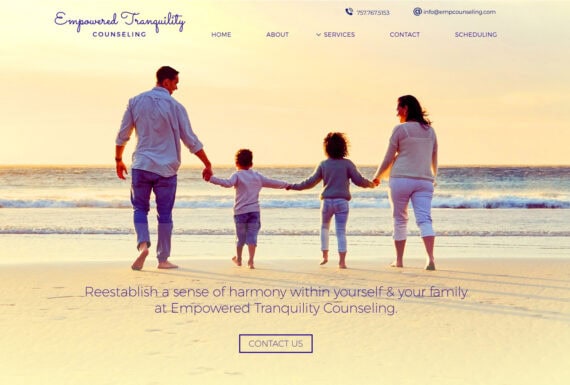 Web Design Family Counselors Chesapeake VA