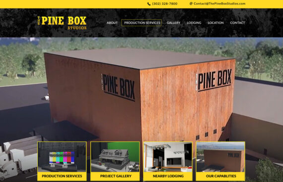 Website design for film production studios