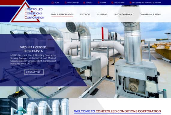 Mechanical Website Design Services
