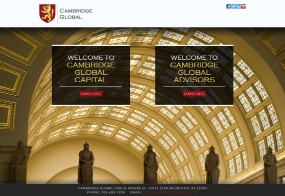 Advisory Services Website Design Arlington VA