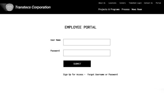 Employee Portal Website Design