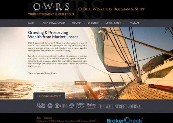 Website Design Financial Business