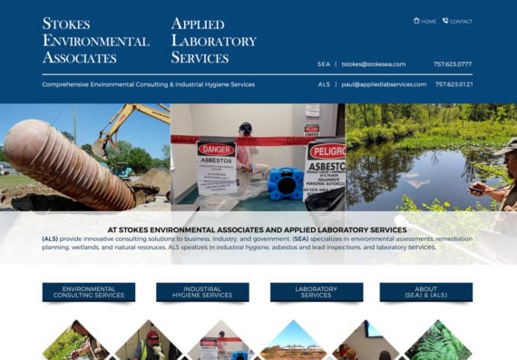 Website Design Environmental Consulting