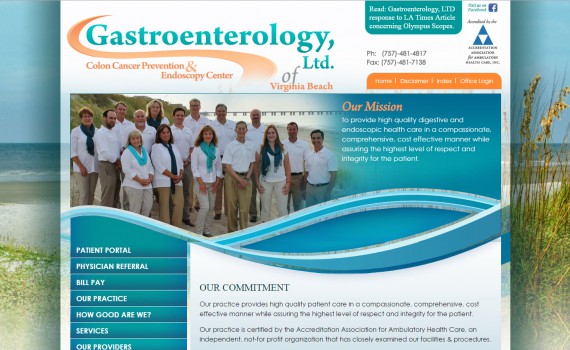 Web site design doctors VA Beach VA
