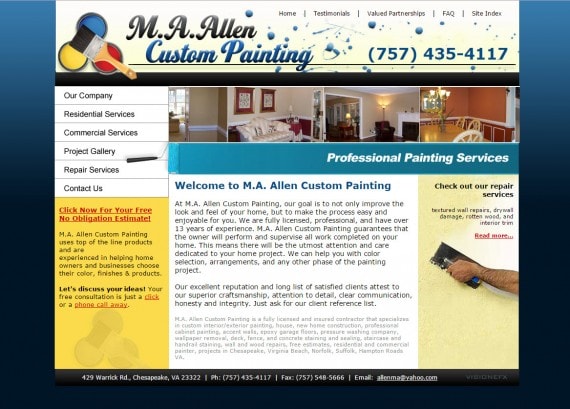 Website design and Web Development Chesapeake VA