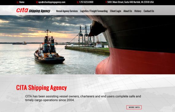 Website Design for Shipping Companies