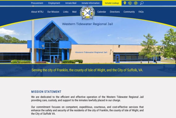 Website Design Corrections Facilities